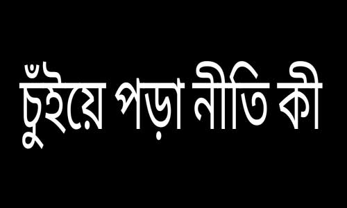 চুঁইয়ে পড়া নীতি বলতে কি বোঝো